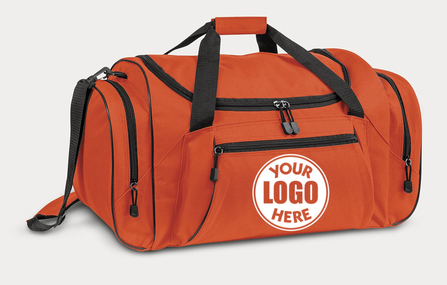 LARGE SPORTS DUFFLE BAG - ORANGE