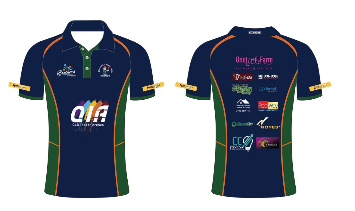BROTHERS CRICKET CLUB - CLUB DRESS POLO - (ONE FREE PER REGISTERED PLAYER)