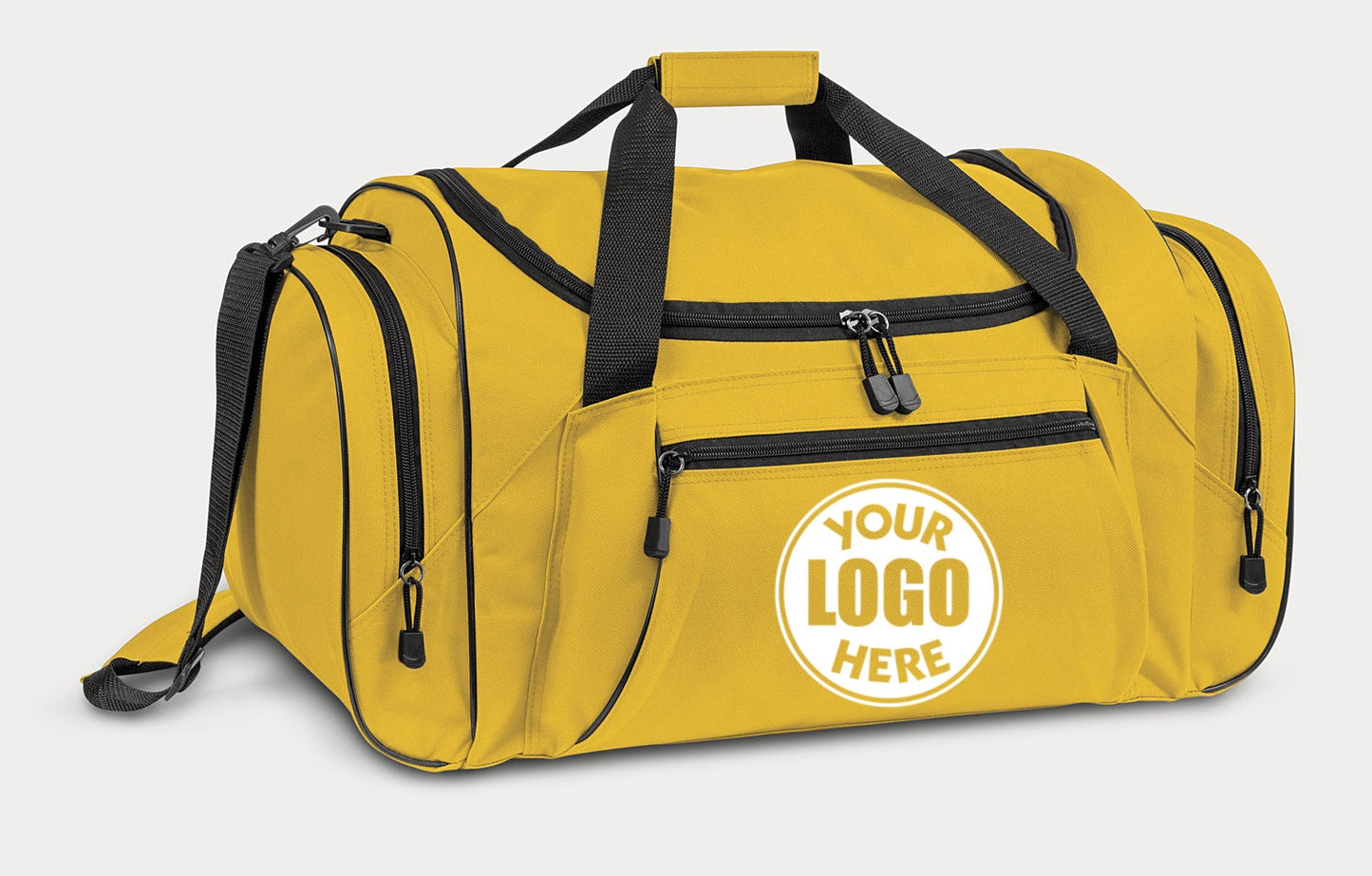 LARGE SPORTS DUFFLE BAG - YELLOW