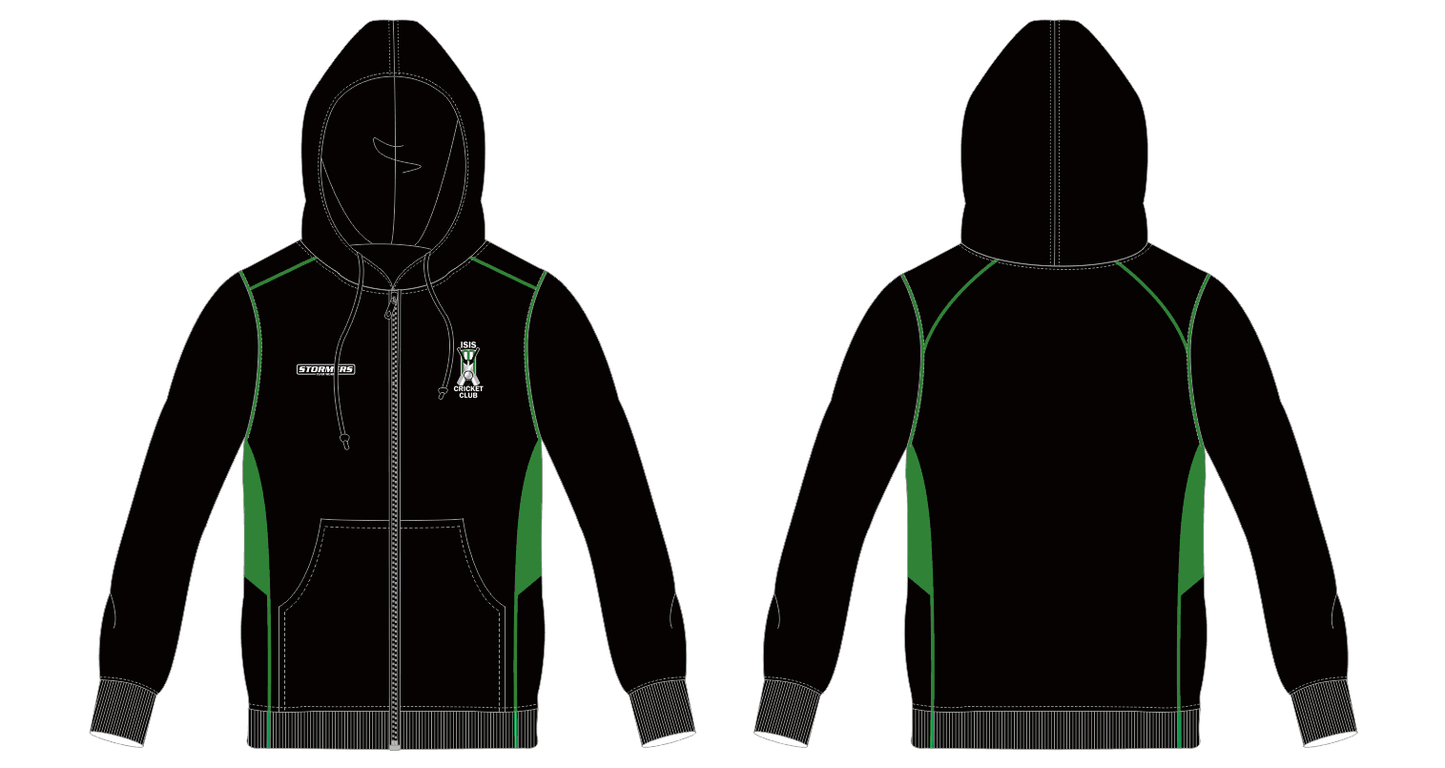 ISIS CRICKET CLUB - FULL ZIP HOODIE