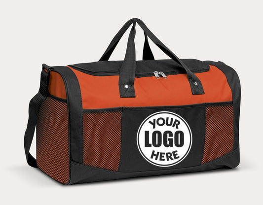 SMALL SPORTS DUFFLE BAG - ORANGE